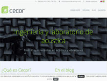 Tablet Screenshot of cecorsl.com